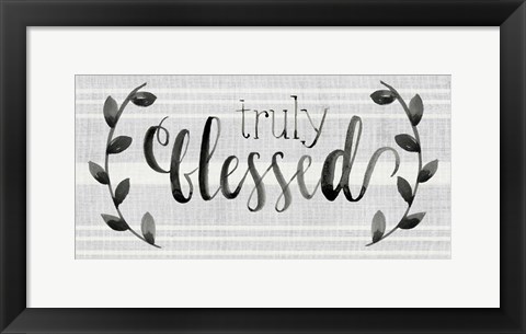 Framed Our Nest is Blessed II Print