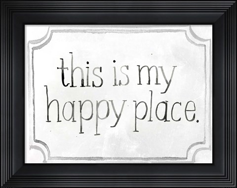 Framed Homemade Happy II Print