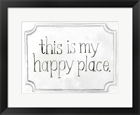 Framed Homemade Happy II Print