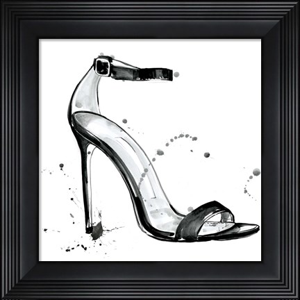 Framed Glamourous I Print
