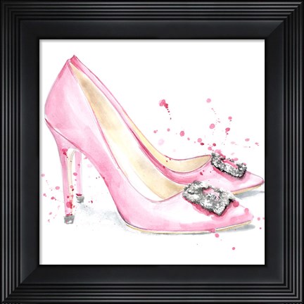 Framed Glamourous IV Print