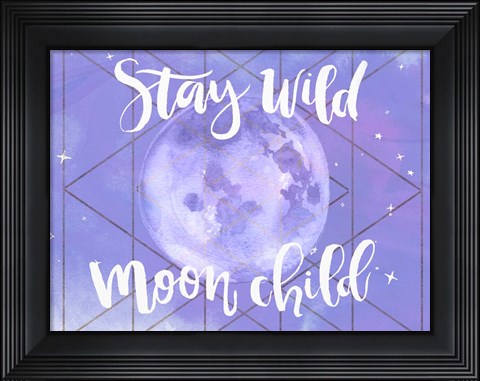 Framed Moon Child II Print