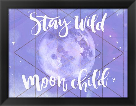 Framed Moon Child II Print