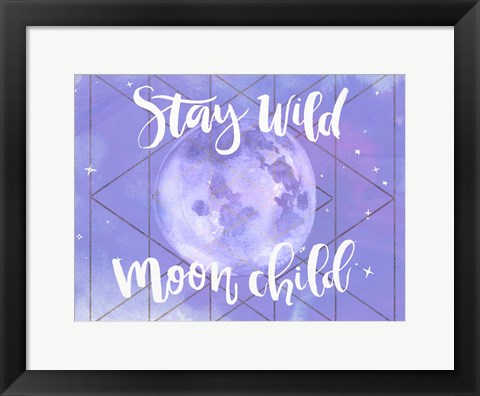 Framed Moon Child II Print