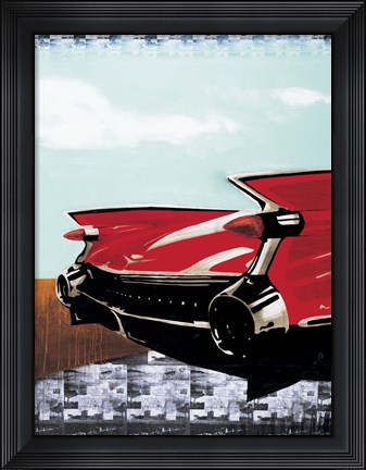 Framed LV Marks the Spot Print