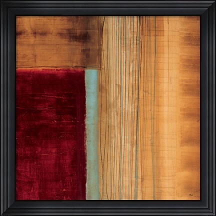 Framed New Lines I Print