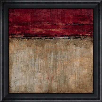 Framed Pompeian Red Print