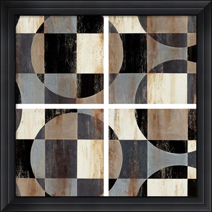 Framed Interlocking Circles Print