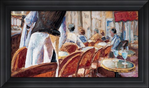 Framed Cafe Terrace Print