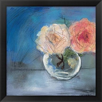 Framed Roses I Print