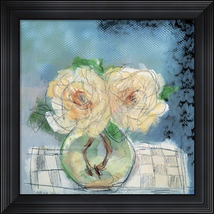 Framed Roses II Print