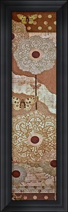 Framed Lace Flower I Print