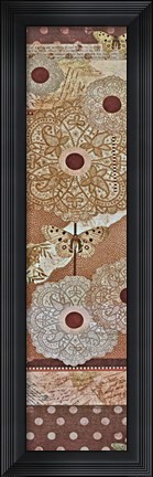 Framed Lace Flower II Print