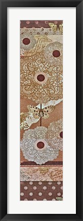 Framed Lace Flower II Print
