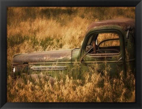 Framed Farm &amp; Field V Print