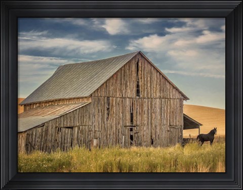 Framed Farm &amp; Field VI Print