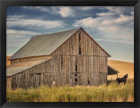 Framed Farm &amp; Field VI Print