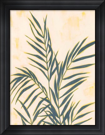 Framed Sunset Fronds II Print