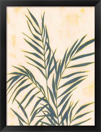 Framed Sunset Fronds II Print