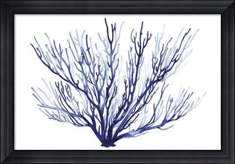Framed Azure Fan II Print