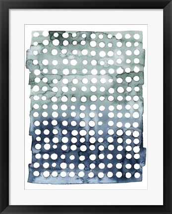 Framed Morse Dots I Print