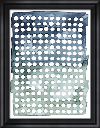 Framed Morse Dots II Print