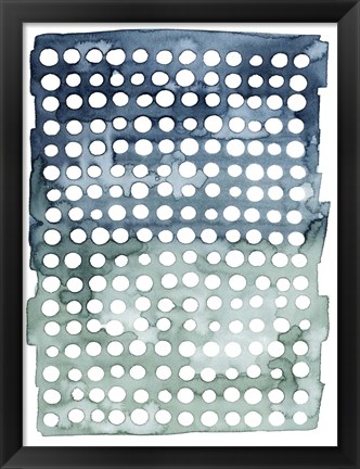 Framed Morse Dots II Print
