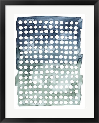 Framed Morse Dots II Print