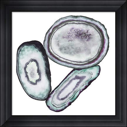 Framed Geode Gems IV Print