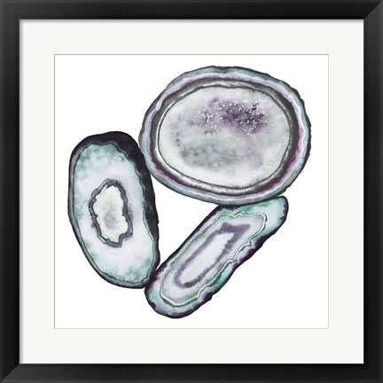 Framed Geode Gems IV Print