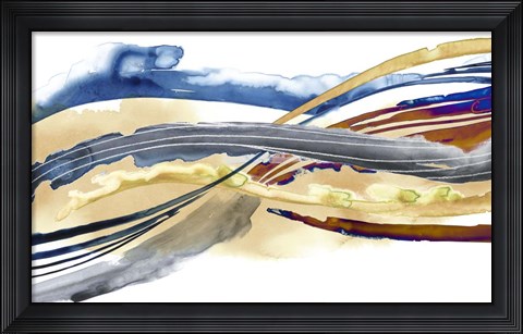 Framed Soundwaves II Print