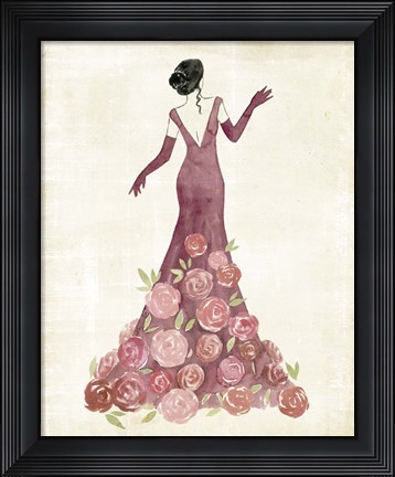 Framed Garland Gown II Print