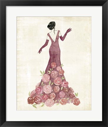 Framed Garland Gown II Print