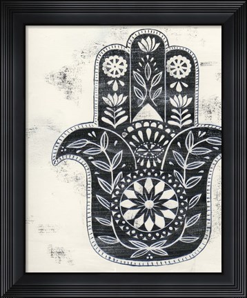 Framed Day Hamsa II Print