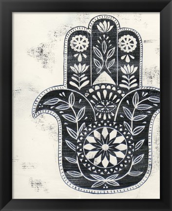 Framed Day Hamsa II Print