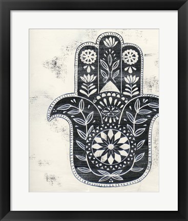 Framed Day Hamsa II Print