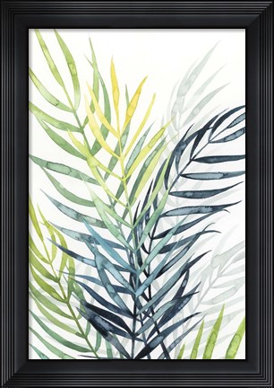 Framed Sunset Palm Composition II Print