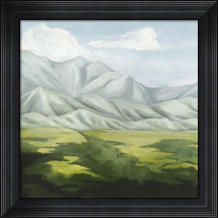 Framed Deep Valley I Print