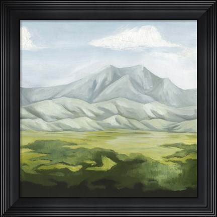 Framed Deep Valley II Print