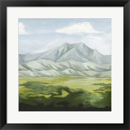 Framed Deep Valley II Print