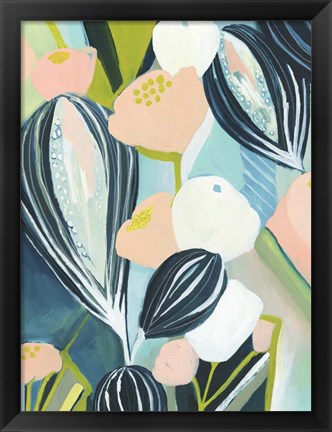 Framed Glow Garden I Print