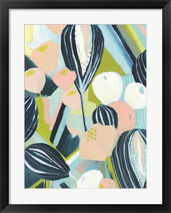 Framed Glow Garden II Print