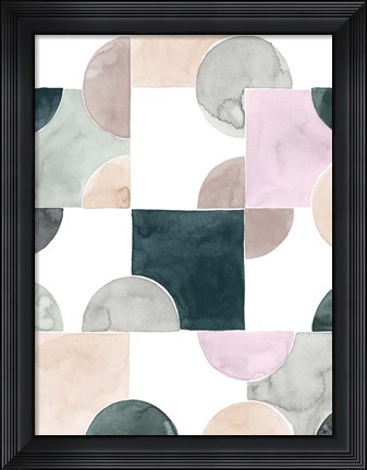 Framed Muted Mystery I Print
