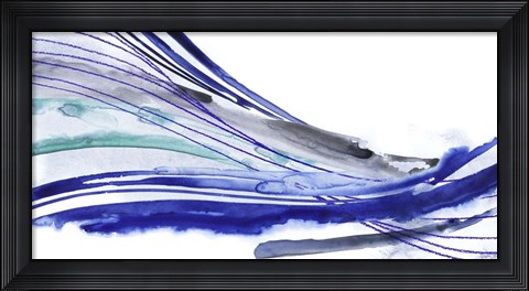 Framed Wave Surge II Print