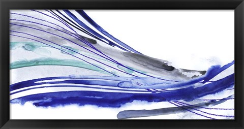 Framed Wave Surge II Print