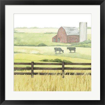 Framed Sunlit Graze II Print