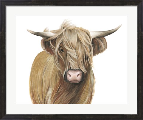 Framed Highland Cattle I Print