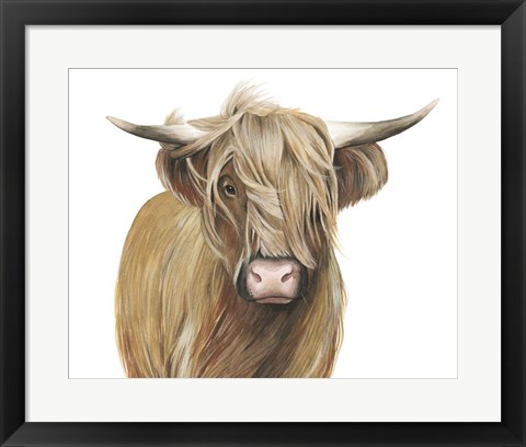 Framed Highland Cattle I Print