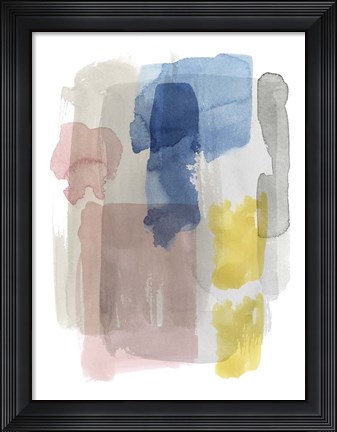 Framed Puddle Pastel II Print