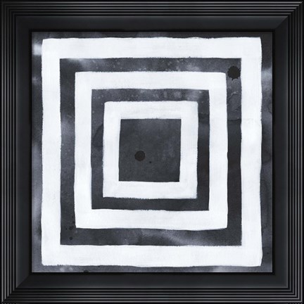 Framed Blue Screen V Print